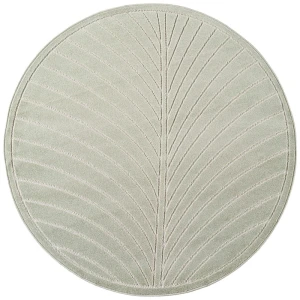 Dywan uniwersalny Nova 3D Liść oliwkowy koło 80 cm x 80 cm