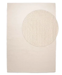 Dywan 100 % bawełna Zaran Organic Ecru 140 cm x 200 cm