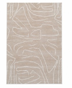 Dywan nowoczesny Fancy 100% poliester beżowy 120 cm x 170 cm 