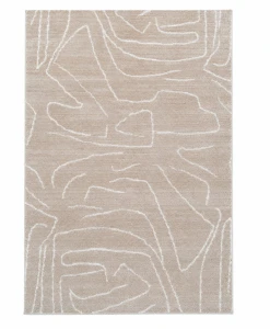 Dywan nowoczesny Fancy beżowy 120 cm x 170 cm 100% poliester