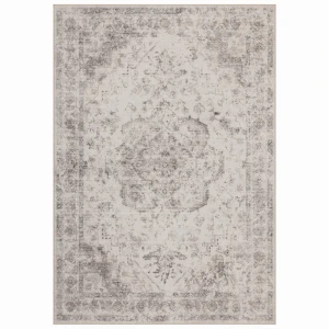 Dywan vintage INKA Medalion z Efektem Postarzenia Beżowy 140 cm x 200 cm