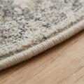 Dywan-vintage-INKA1141-Beige-Medalion-z-Efektem-Postarzenia-Beżowy-koło-3mm-włos-runo-zbliżenie.jpg