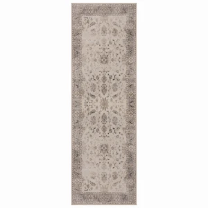 Dywan vintage INKA Arabeska z Efektem Postarzenia Beżowy 80 cm x 250 cm