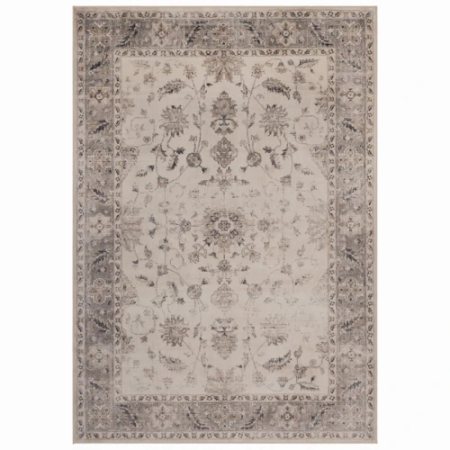 Dywan vintage INKA Arabeska z Efektem Postarzenia Beżowy 160 cm x 230 cm - Nowoczesne fasony do salonu i pokoju