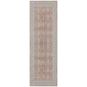 Dywan vintage INKA Ornament z Efektem Postarzenia Terakota 80 cm x 250 cm