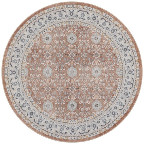 Dywan-vintage-INKA1145+TEREA-Ornament-z-Efektem-Postarzenia-Terakota-koło-rzut-na-białym-tle.jpg