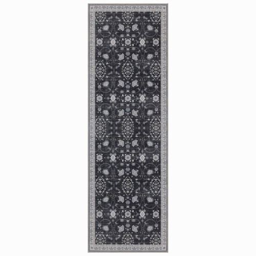 Dywan-vintage-INKA1146-Floral--z-Efektem-Postarzenia-Czarny-80-cm-x-250-cm-rzut-na-białym-tle.jpg