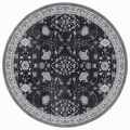 Dywan-vintage-INKA1146-Floral--z-Efektem-Postarzenia-Czarny-koło-rzut-na-białym-tle.jpg