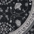 Dywan-vintage-INKA1146-Floral--z-Efektem-Postarzenia-Czarny-koło-wzór-zbliżenie2.jpg