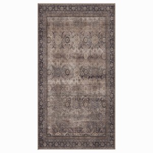 Dywan vintage INKA Oriental z Efektem Postarzenia Brązowy 80 cm x 150 cm