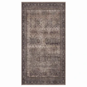 Dywan vintage INKA Oriental z Efektem Postarzenia Brązowy 80 cm x 150 cm