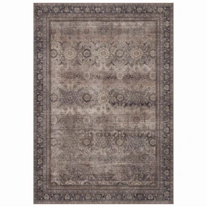 Dywan vintage INKA Oriental z Efektem Postarzenia Brązowy 140 cm x 200 cm