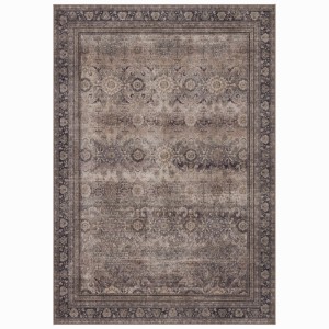 Dywan vintage INKA Oriental z Efektem Postarzenia Brązowy 160 cm x 230 cm