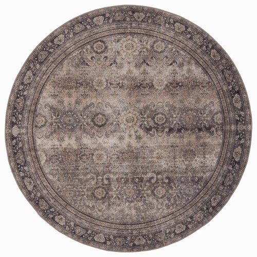 Dywan-vintage-INKA1147-Oriental-Brown-z-Efektem-Postarzenia-Brązowy-koło-rzut-na-białym-tle.jpg