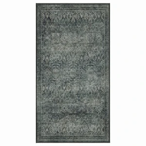 Dywan vintage INKA Oriental z Efektem Postarzenia Zielony 80 cm x 150 cm