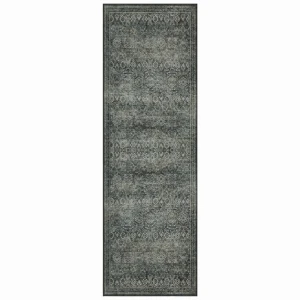 Dywan vintage INKA Oriental z Efektem Postarzenia Zielony 80 cm x 250 cm
