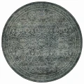 Dywan-vintage-INKA1148Green-Oriental-z-Efektem-Postarzenia-Zielony-koło-rzut-na-białym-tle.jpg