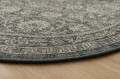 Dywan-vintage-INKA1148Green-Oriental-z-Efektem-Postarzenia-Zielony-koło-długość-włosa-runo-3-mm-zbliżenie.jpg
