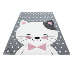 Dywan dziecięcy Kids Kotek różowy 80 cm x 150 cm 