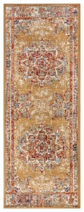 Dywan klasyczny Luxor Rozeta złoty 80 cm x 240 cm