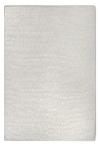 Dywan wełniano-bawełniany Delhi naturalnie kremowy 160 cm x 230 cm - Nowoczesne fasony do salonu i pokoju