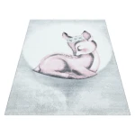 Dywan dziecięcy Bambi różowy 80 cm x 150