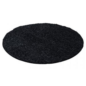 Dywan shaggy  Antracyt 200 cm x 200 cm koło