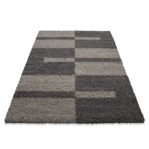 Dywan Shaggy Gala brązowo-beżowy 60 cm x 110 cm