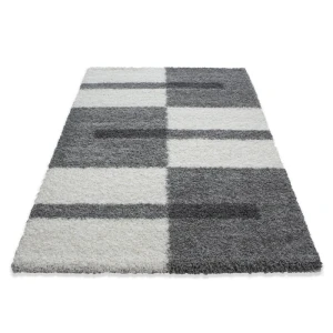 Dywan Shaggy Gala szaro-kremowy 240 cm x 340 cm