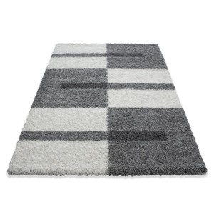 Dywan Shaggy Gala szaro-kremowy 160 cm x 230 cm