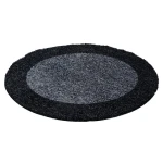 Dywan Shaggy Life antracyt 200 cm x 200 cm koło